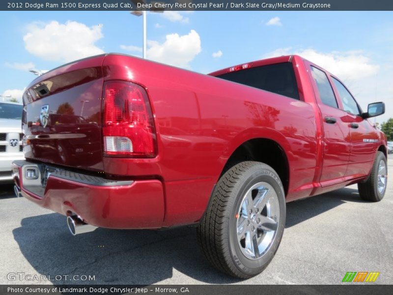 Deep Cherry Red Crystal Pearl / Dark Slate Gray/Medium Graystone 2012 Dodge Ram 1500 Express Quad Cab