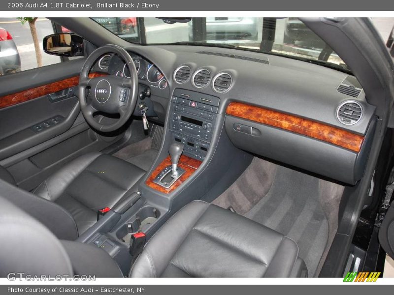 Brilliant Black / Ebony 2006 Audi A4 1.8T Cabriolet