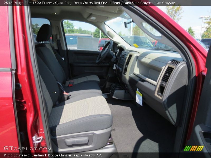 Deep Cherry Red Crystal Pearl / Dark Slate Gray/Medium Graystone 2012 Dodge Ram 1500 Express Quad Cab