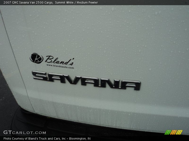 Summit White / Medium Pewter 2007 GMC Savana Van 2500 Cargo