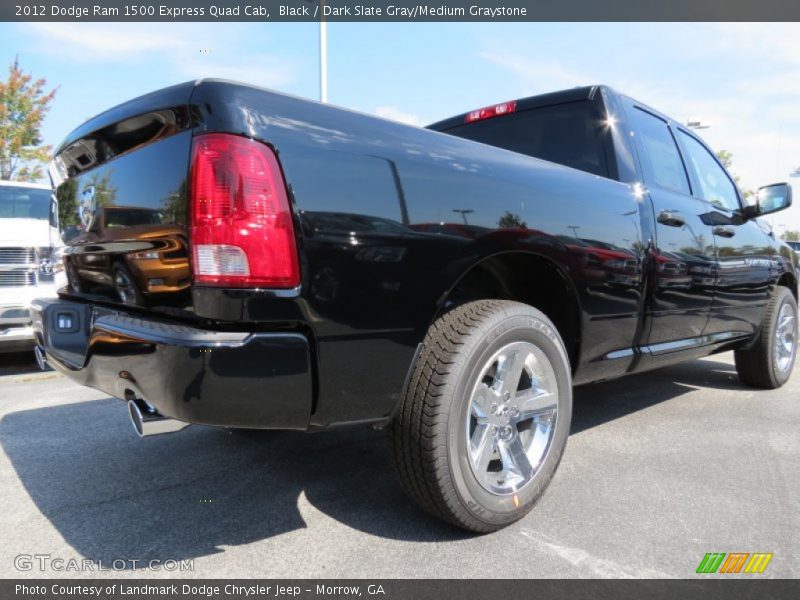 Black / Dark Slate Gray/Medium Graystone 2012 Dodge Ram 1500 Express Quad Cab