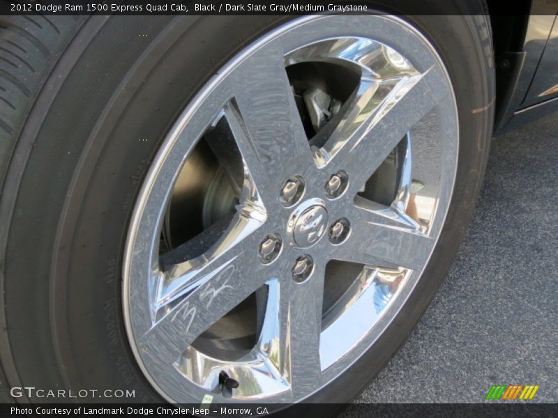 Black / Dark Slate Gray/Medium Graystone 2012 Dodge Ram 1500 Express Quad Cab