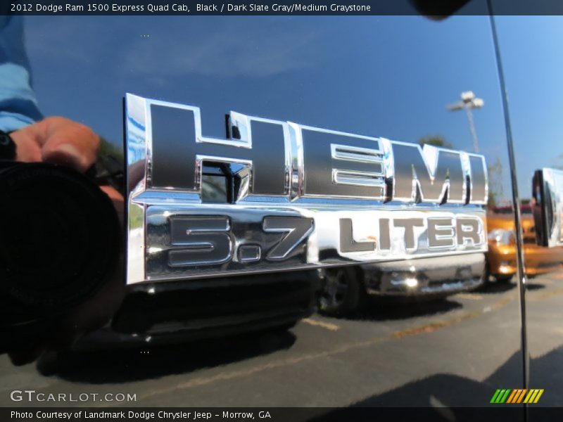 Black / Dark Slate Gray/Medium Graystone 2012 Dodge Ram 1500 Express Quad Cab