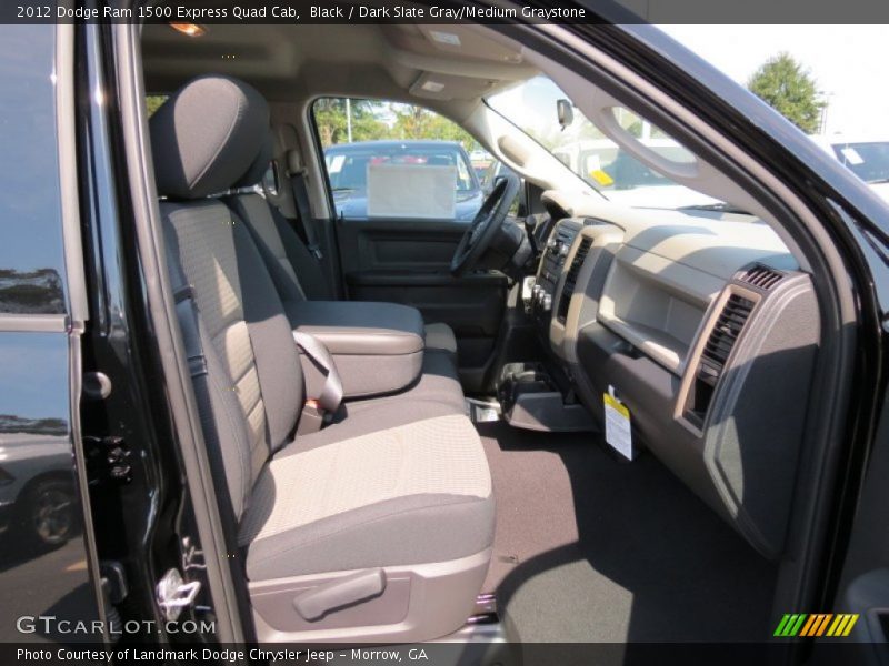 Black / Dark Slate Gray/Medium Graystone 2012 Dodge Ram 1500 Express Quad Cab