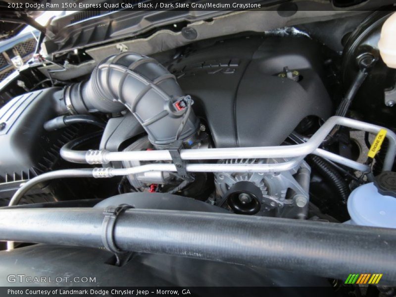 Black / Dark Slate Gray/Medium Graystone 2012 Dodge Ram 1500 Express Quad Cab
