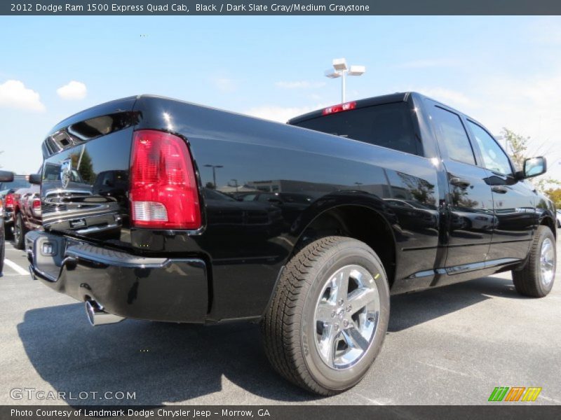 Black / Dark Slate Gray/Medium Graystone 2012 Dodge Ram 1500 Express Quad Cab