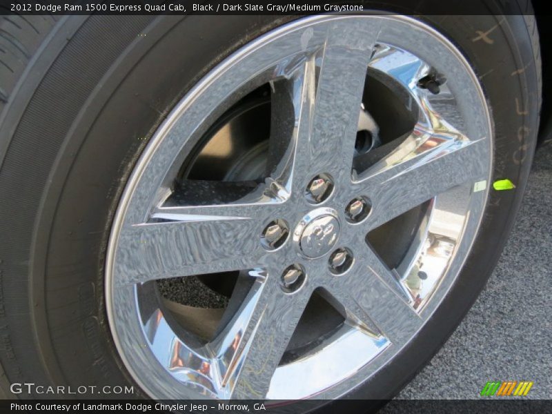 Black / Dark Slate Gray/Medium Graystone 2012 Dodge Ram 1500 Express Quad Cab