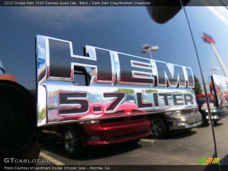 Black / Dark Slate Gray/Medium Graystone 2012 Dodge Ram 1500 Express Quad Cab