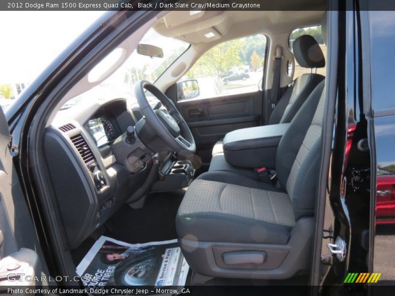 Black / Dark Slate Gray/Medium Graystone 2012 Dodge Ram 1500 Express Quad Cab