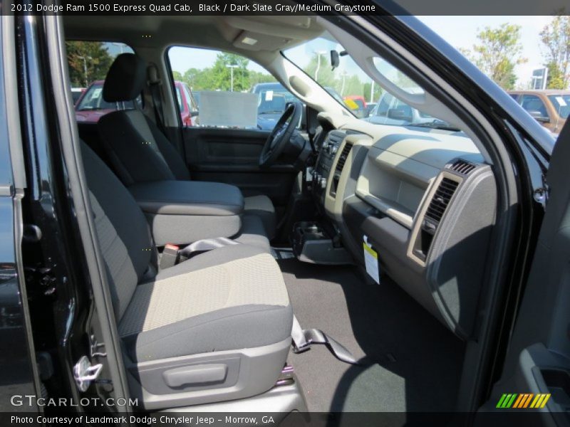 Black / Dark Slate Gray/Medium Graystone 2012 Dodge Ram 1500 Express Quad Cab