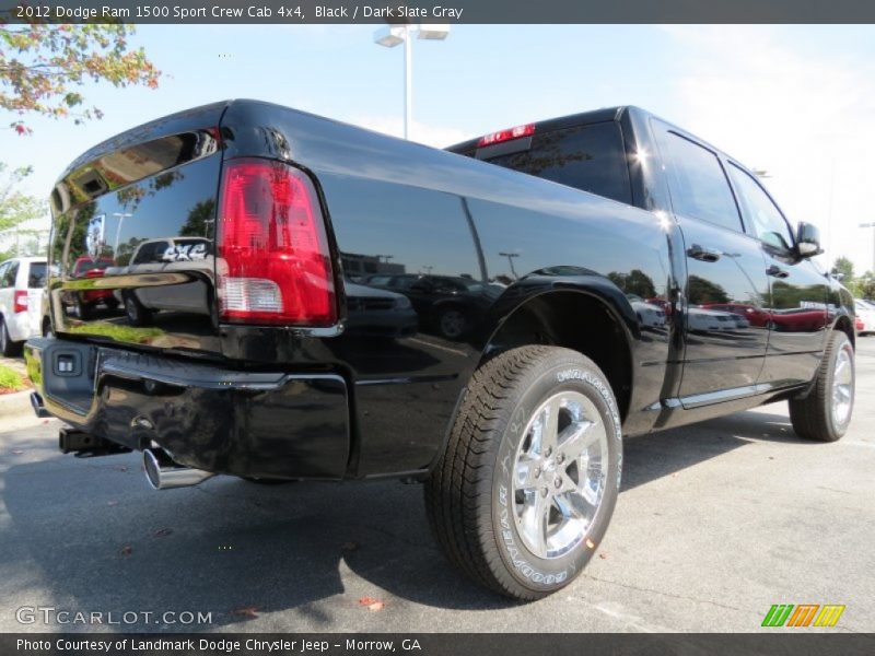 Black / Dark Slate Gray 2012 Dodge Ram 1500 Sport Crew Cab 4x4