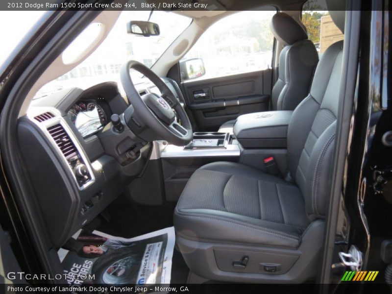 Black / Dark Slate Gray 2012 Dodge Ram 1500 Sport Crew Cab 4x4