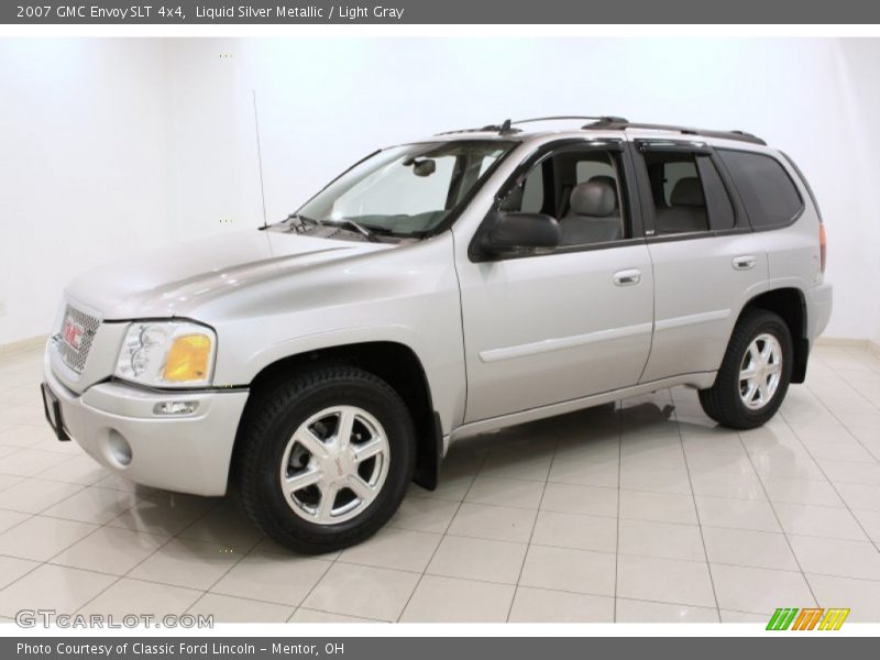 Liquid Silver Metallic / Light Gray 2007 GMC Envoy SLT 4x4
