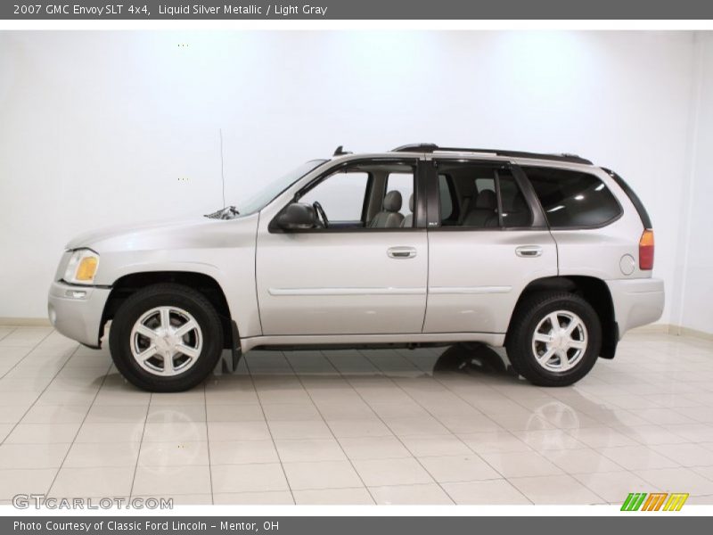 Liquid Silver Metallic / Light Gray 2007 GMC Envoy SLT 4x4