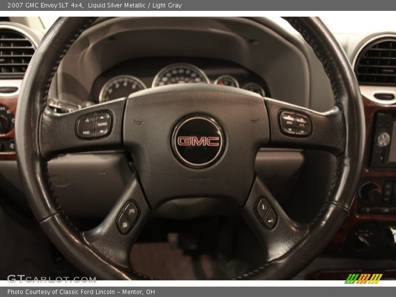 Liquid Silver Metallic / Light Gray 2007 GMC Envoy SLT 4x4