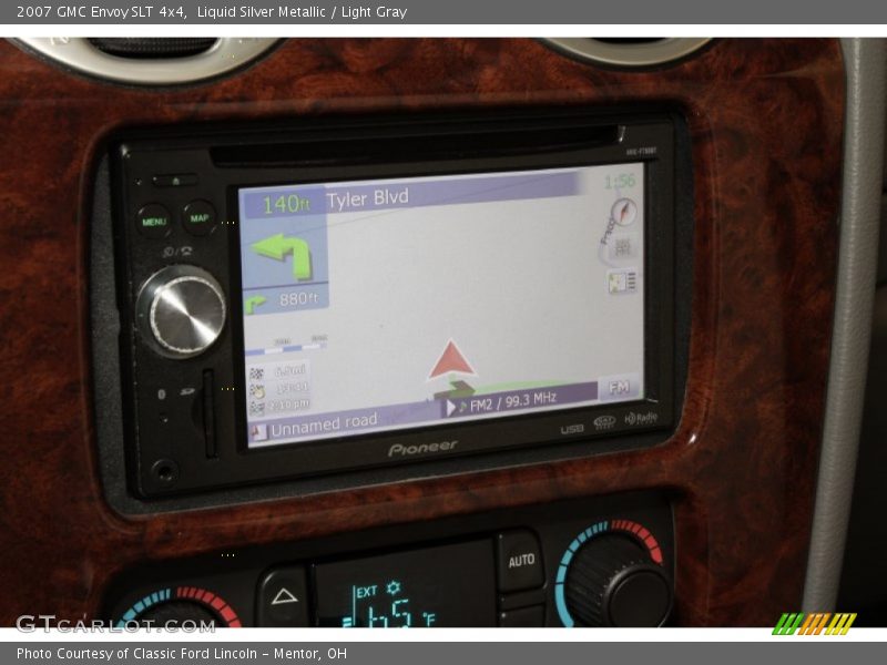 Liquid Silver Metallic / Light Gray 2007 GMC Envoy SLT 4x4