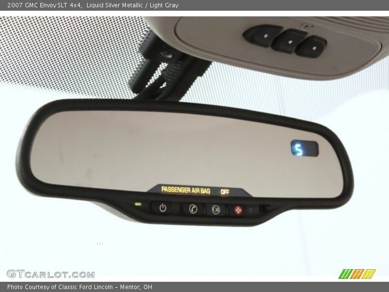 Liquid Silver Metallic / Light Gray 2007 GMC Envoy SLT 4x4