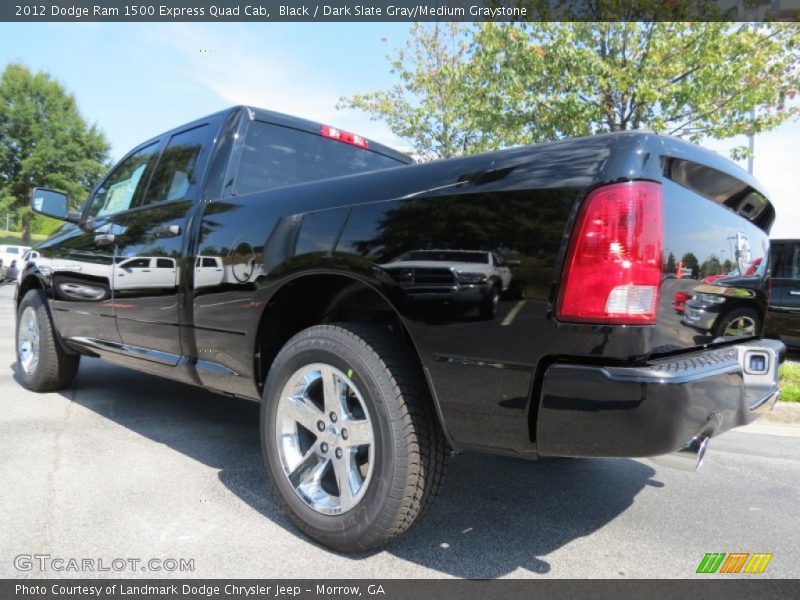 Black / Dark Slate Gray/Medium Graystone 2012 Dodge Ram 1500 Express Quad Cab