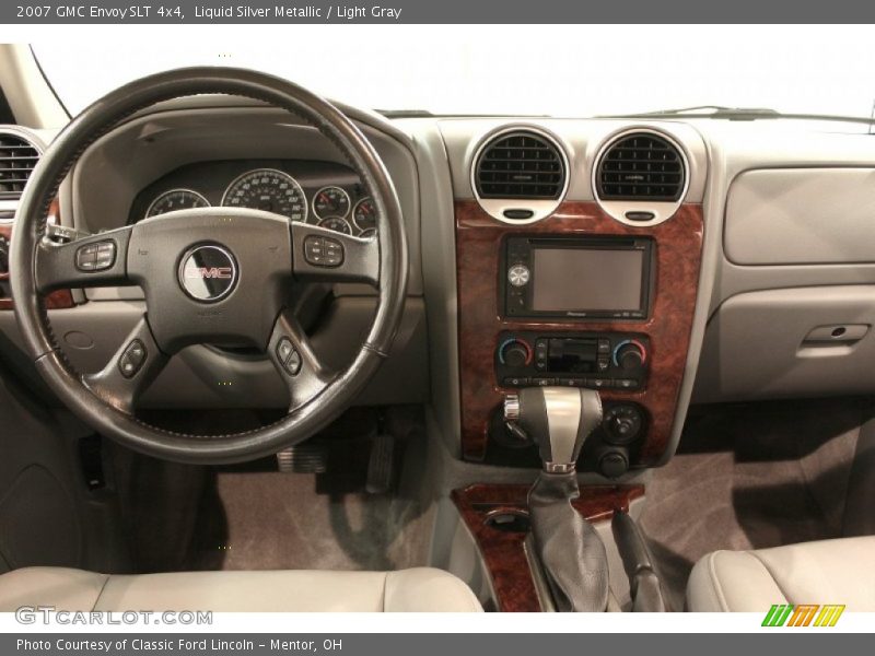Liquid Silver Metallic / Light Gray 2007 GMC Envoy SLT 4x4