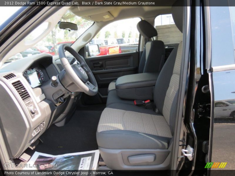 Black / Dark Slate Gray/Medium Graystone 2012 Dodge Ram 1500 Express Quad Cab