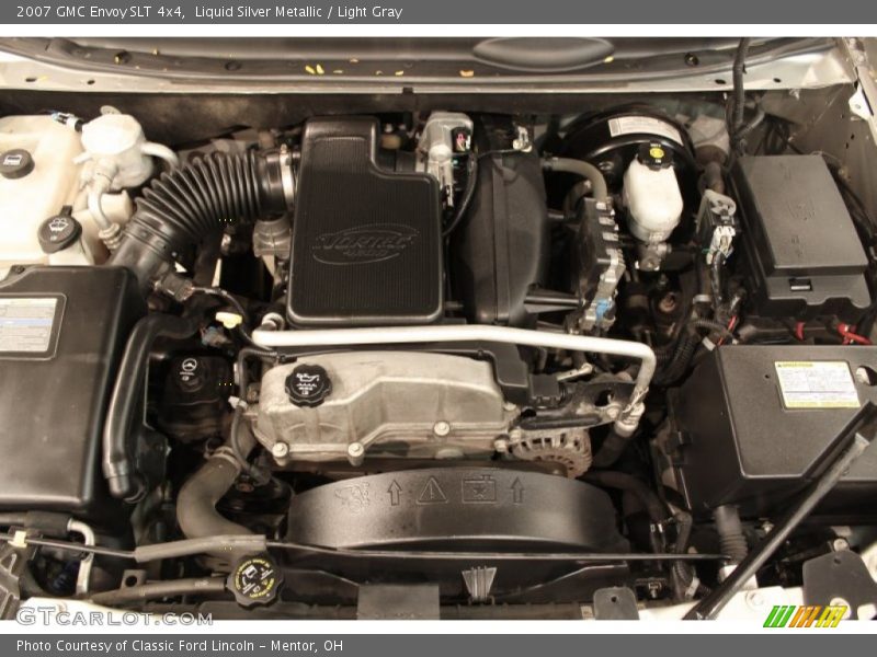 Liquid Silver Metallic / Light Gray 2007 GMC Envoy SLT 4x4