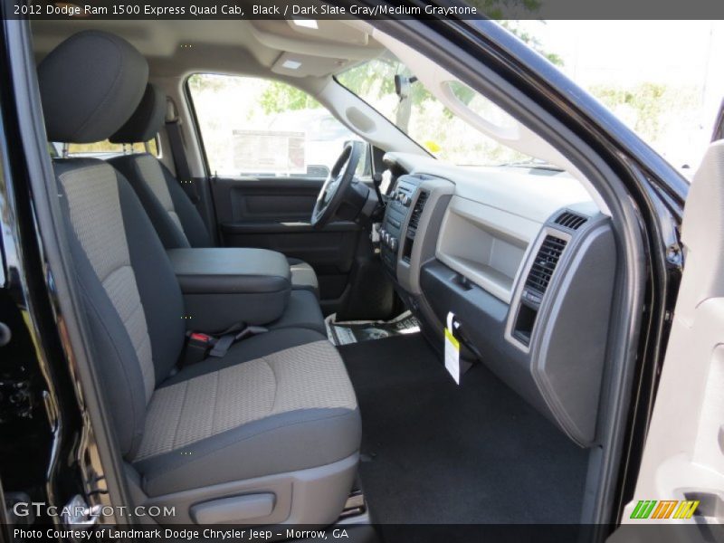 Black / Dark Slate Gray/Medium Graystone 2012 Dodge Ram 1500 Express Quad Cab