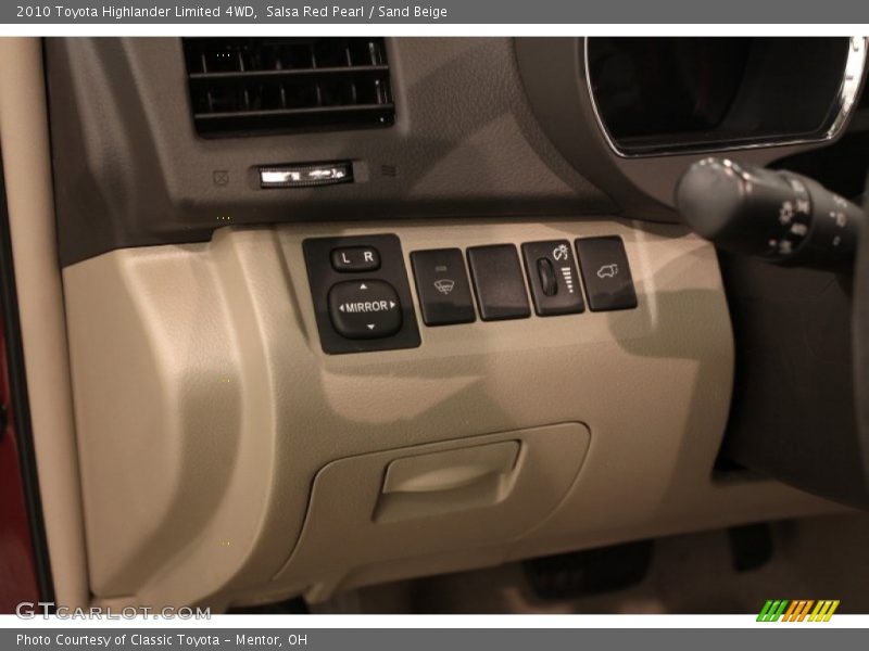 Salsa Red Pearl / Sand Beige 2010 Toyota Highlander Limited 4WD