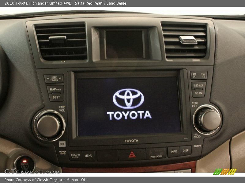 Salsa Red Pearl / Sand Beige 2010 Toyota Highlander Limited 4WD