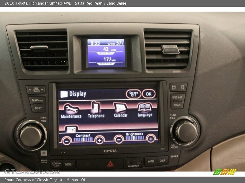 Salsa Red Pearl / Sand Beige 2010 Toyota Highlander Limited 4WD