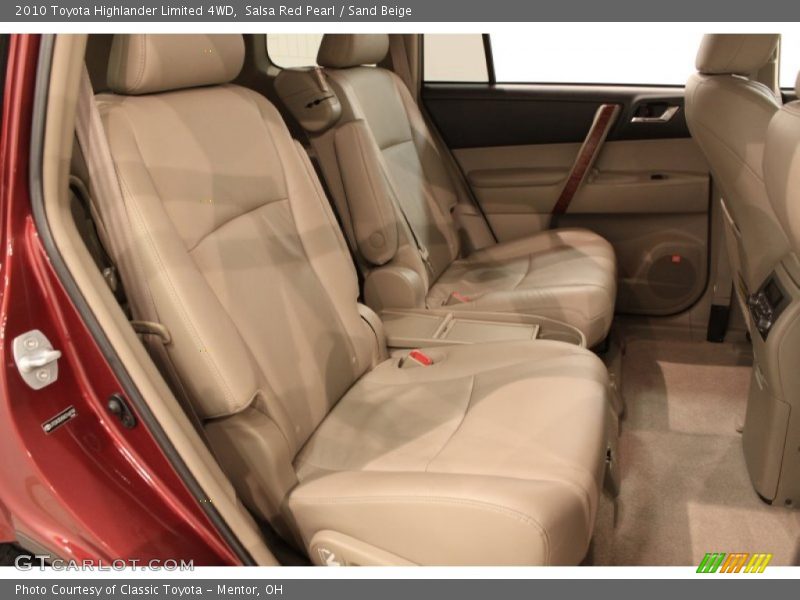 Salsa Red Pearl / Sand Beige 2010 Toyota Highlander Limited 4WD