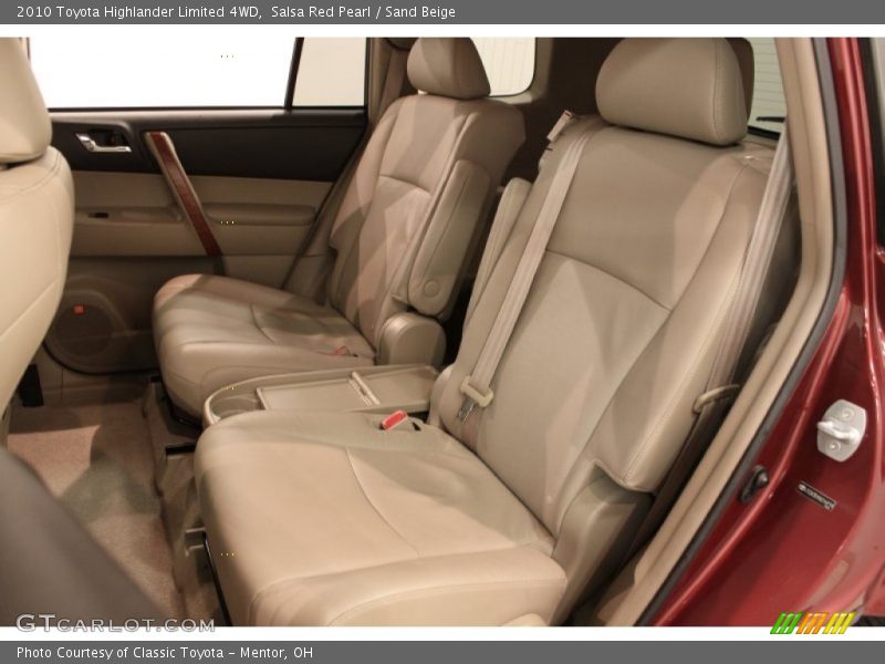 Salsa Red Pearl / Sand Beige 2010 Toyota Highlander Limited 4WD