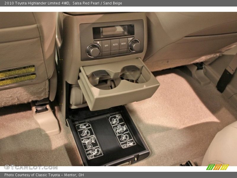 Salsa Red Pearl / Sand Beige 2010 Toyota Highlander Limited 4WD