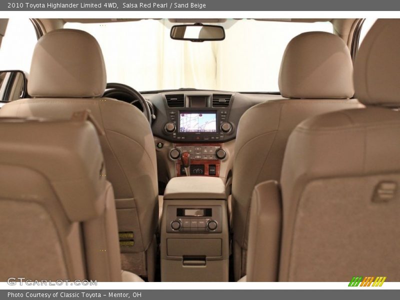 Salsa Red Pearl / Sand Beige 2010 Toyota Highlander Limited 4WD