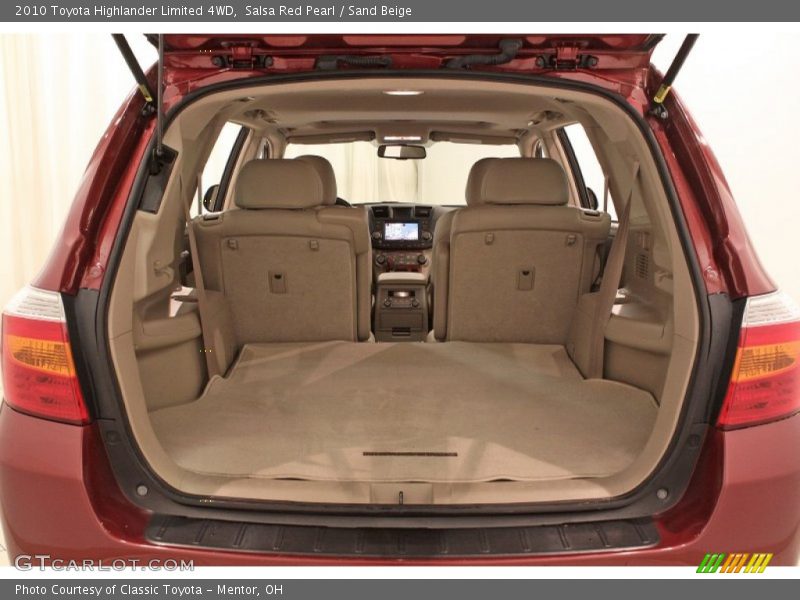 Salsa Red Pearl / Sand Beige 2010 Toyota Highlander Limited 4WD