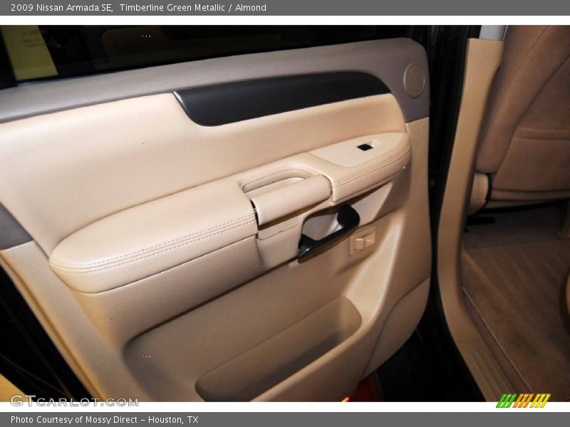Timberline Green Metallic / Almond 2009 Nissan Armada SE