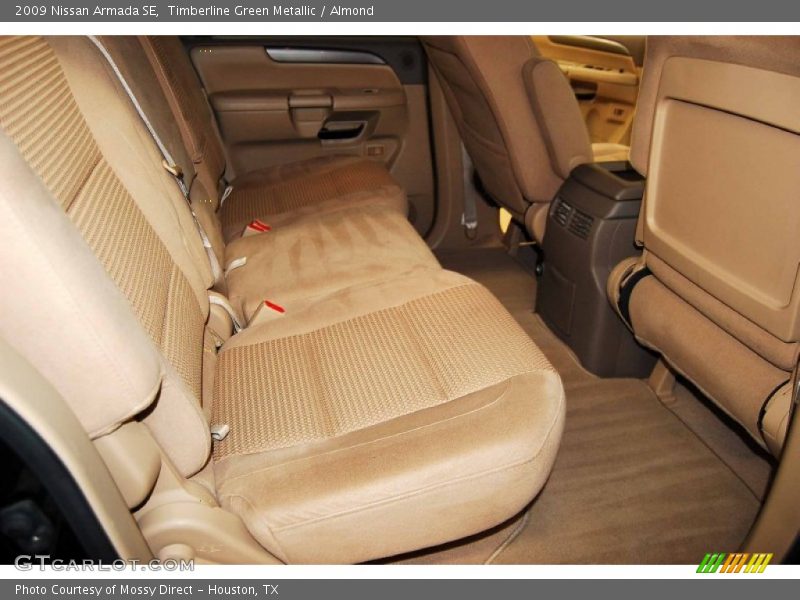 Timberline Green Metallic / Almond 2009 Nissan Armada SE