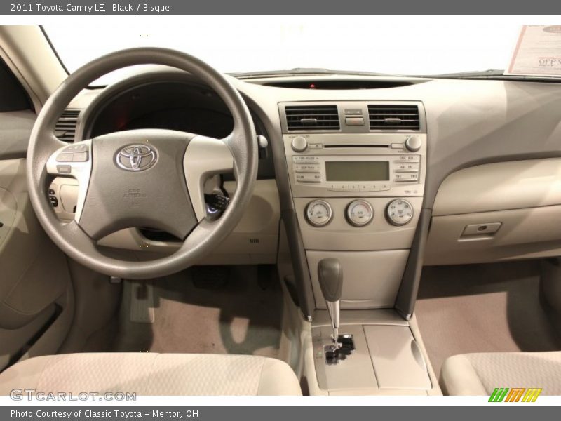 Black / Bisque 2011 Toyota Camry LE