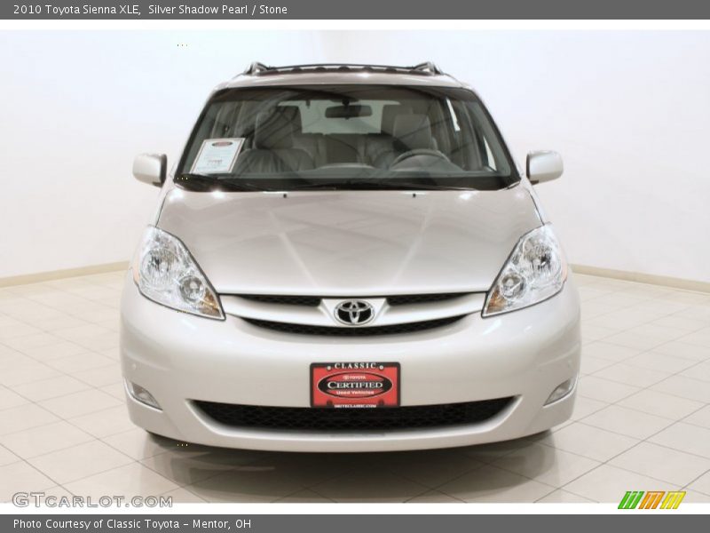 Silver Shadow Pearl / Stone 2010 Toyota Sienna XLE