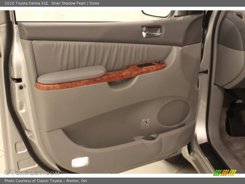 Silver Shadow Pearl / Stone 2010 Toyota Sienna XLE