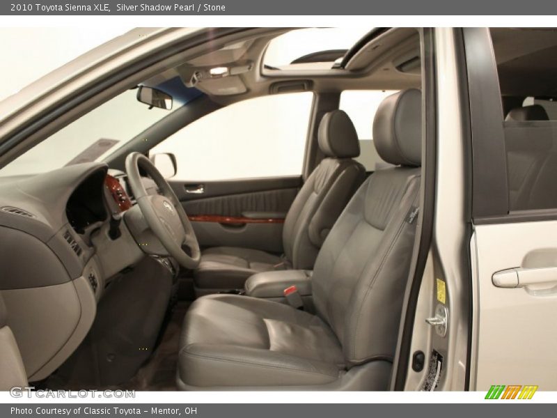 Silver Shadow Pearl / Stone 2010 Toyota Sienna XLE