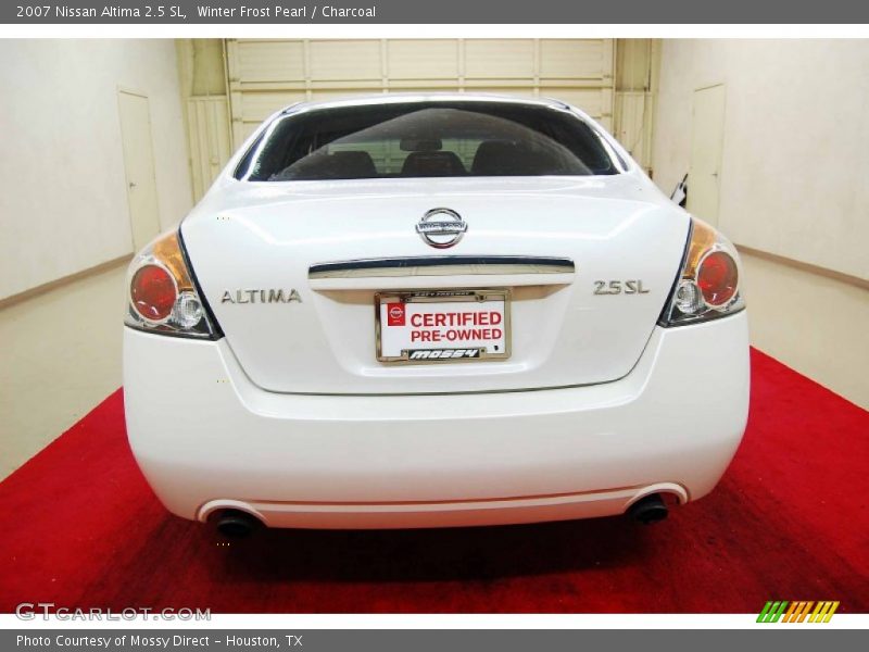 Winter Frost Pearl / Charcoal 2007 Nissan Altima 2.5 SL