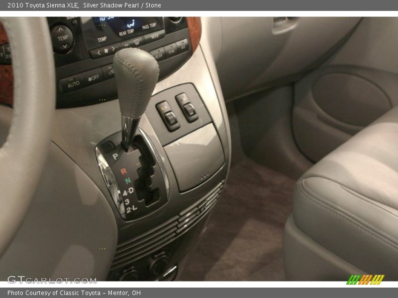 Silver Shadow Pearl / Stone 2010 Toyota Sienna XLE