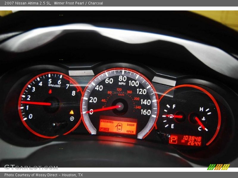 Winter Frost Pearl / Charcoal 2007 Nissan Altima 2.5 SL