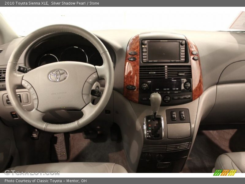 Silver Shadow Pearl / Stone 2010 Toyota Sienna XLE