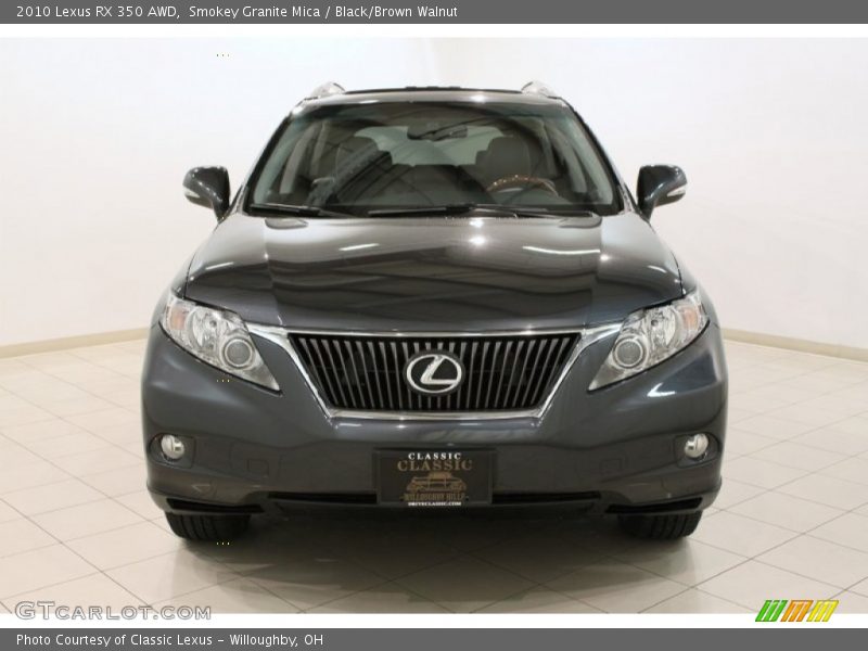 Smokey Granite Mica / Black/Brown Walnut 2010 Lexus RX 350 AWD