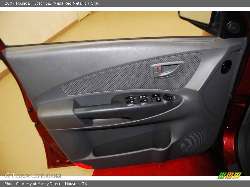 Mesa Red Metallic / Gray 2007 Hyundai Tucson SE