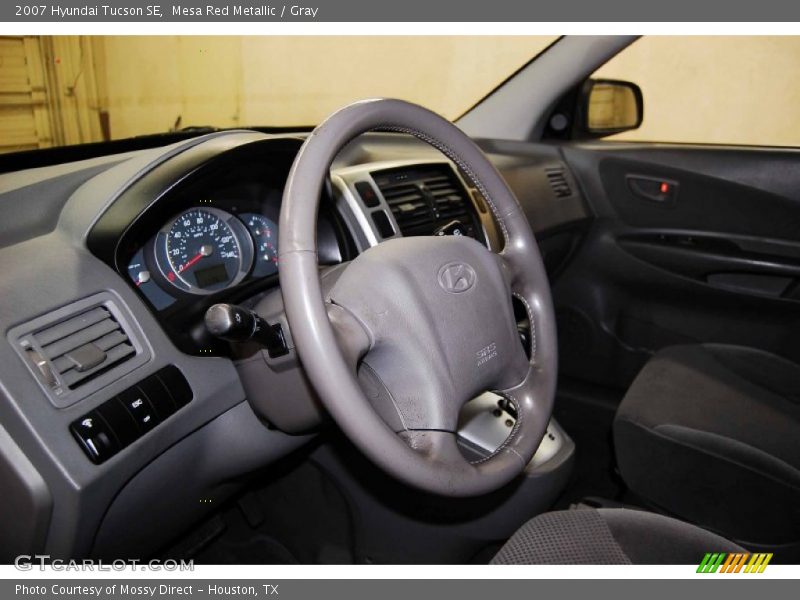 Mesa Red Metallic / Gray 2007 Hyundai Tucson SE