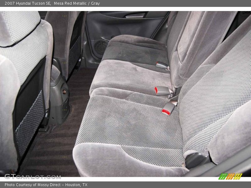 Mesa Red Metallic / Gray 2007 Hyundai Tucson SE