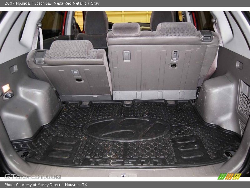 Mesa Red Metallic / Gray 2007 Hyundai Tucson SE