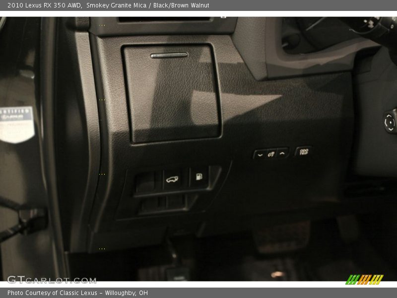Smokey Granite Mica / Black/Brown Walnut 2010 Lexus RX 350 AWD
